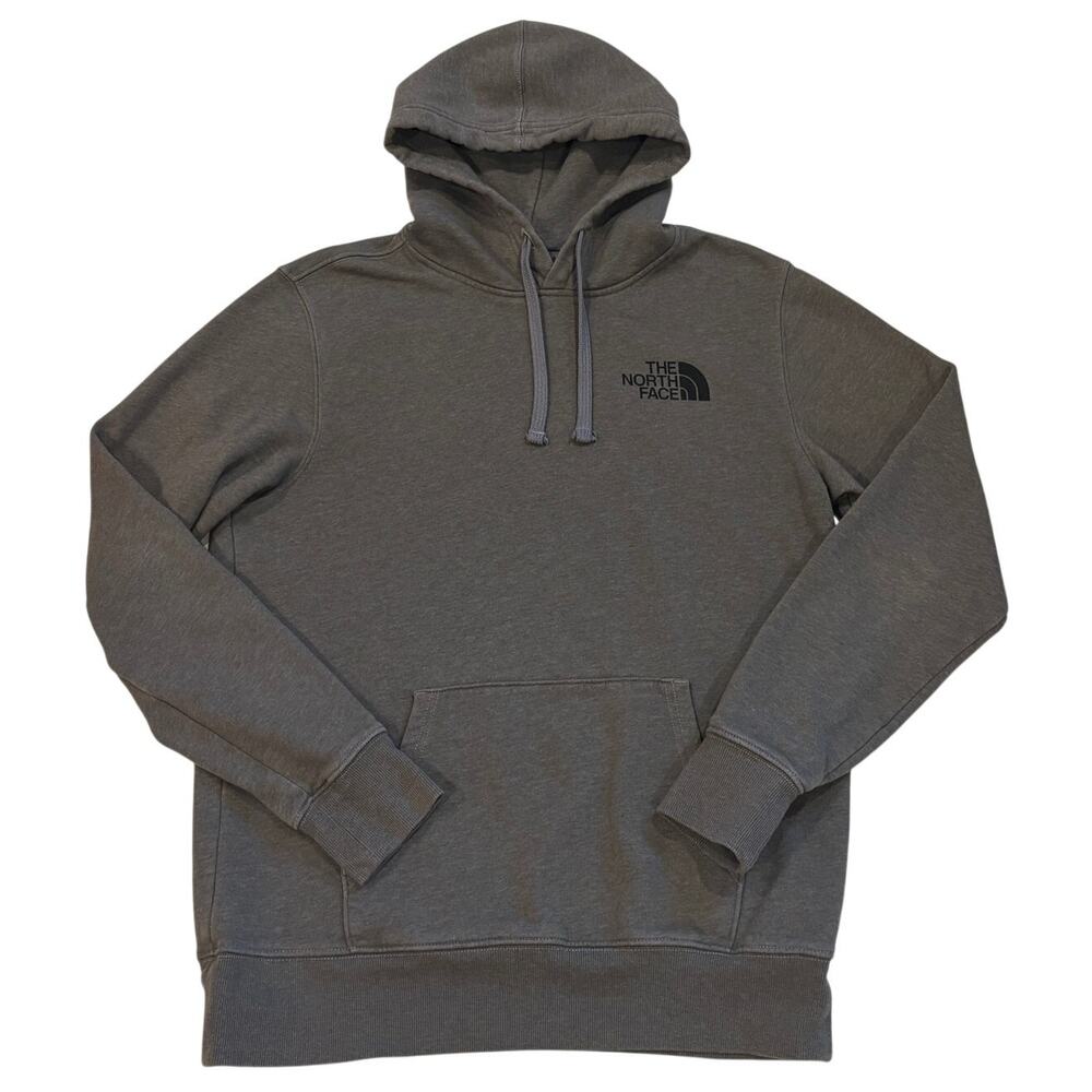 The North Face Sweatshirt Mens Size Medium Gray Hoodie Pullover Casual Outdoor